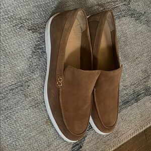 Express Brown Loafers Slip-On Comfort